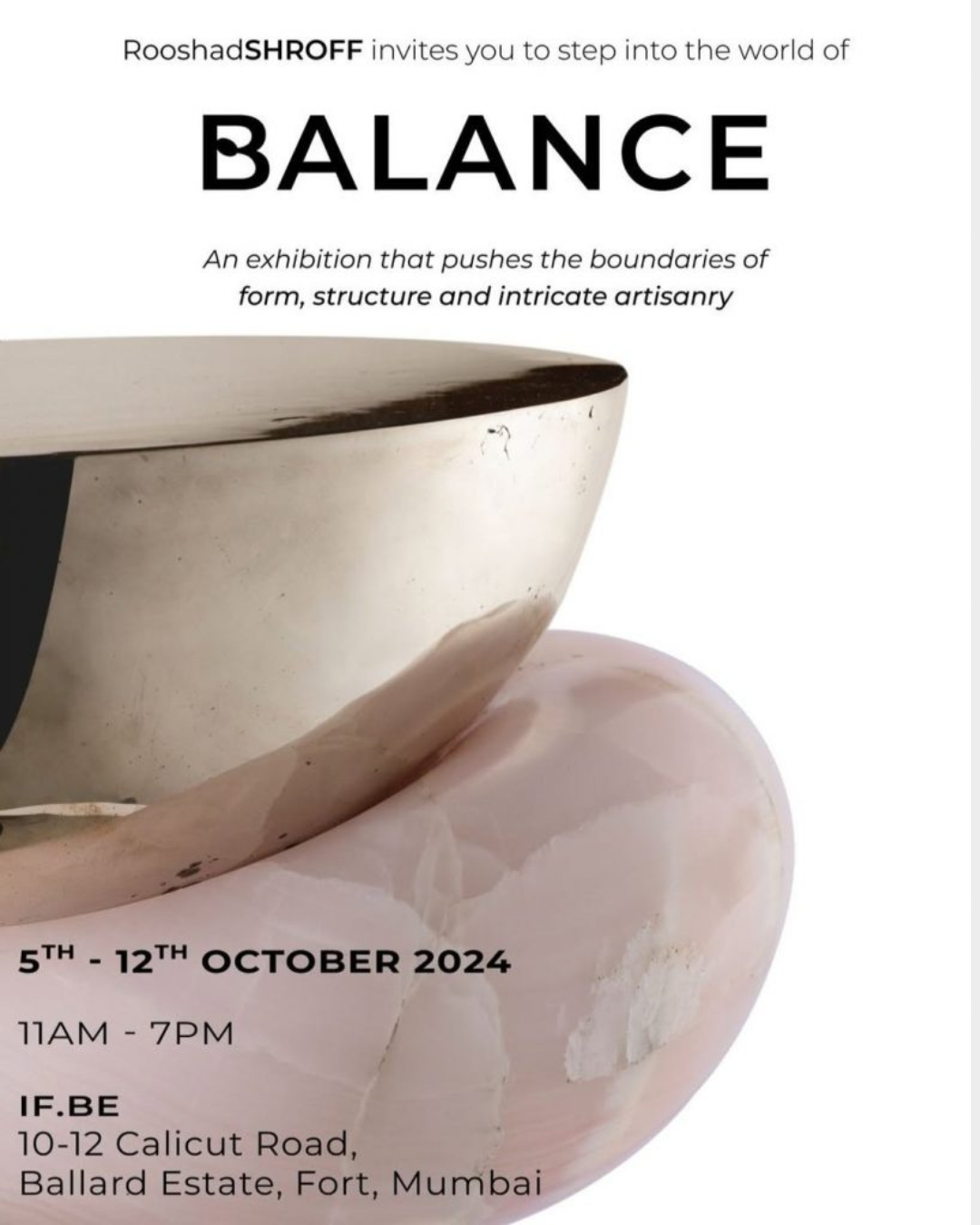 Balance | Exhibition by Rooshad Shroff